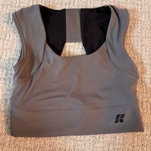 Gray Sports Bra